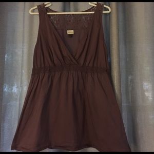 A line tunic.  cute color is a pretty purple