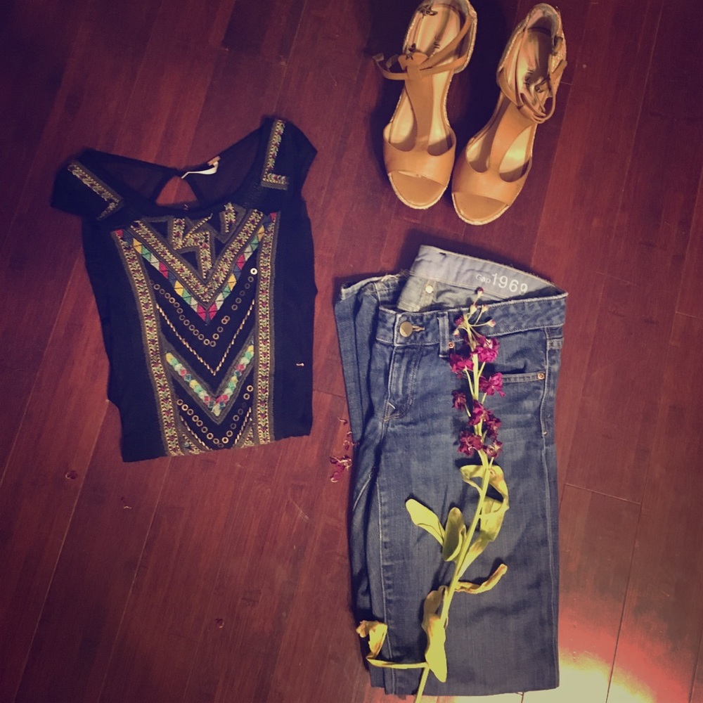 Gap 1969 boot cut jeans