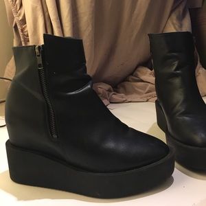 Platform booties