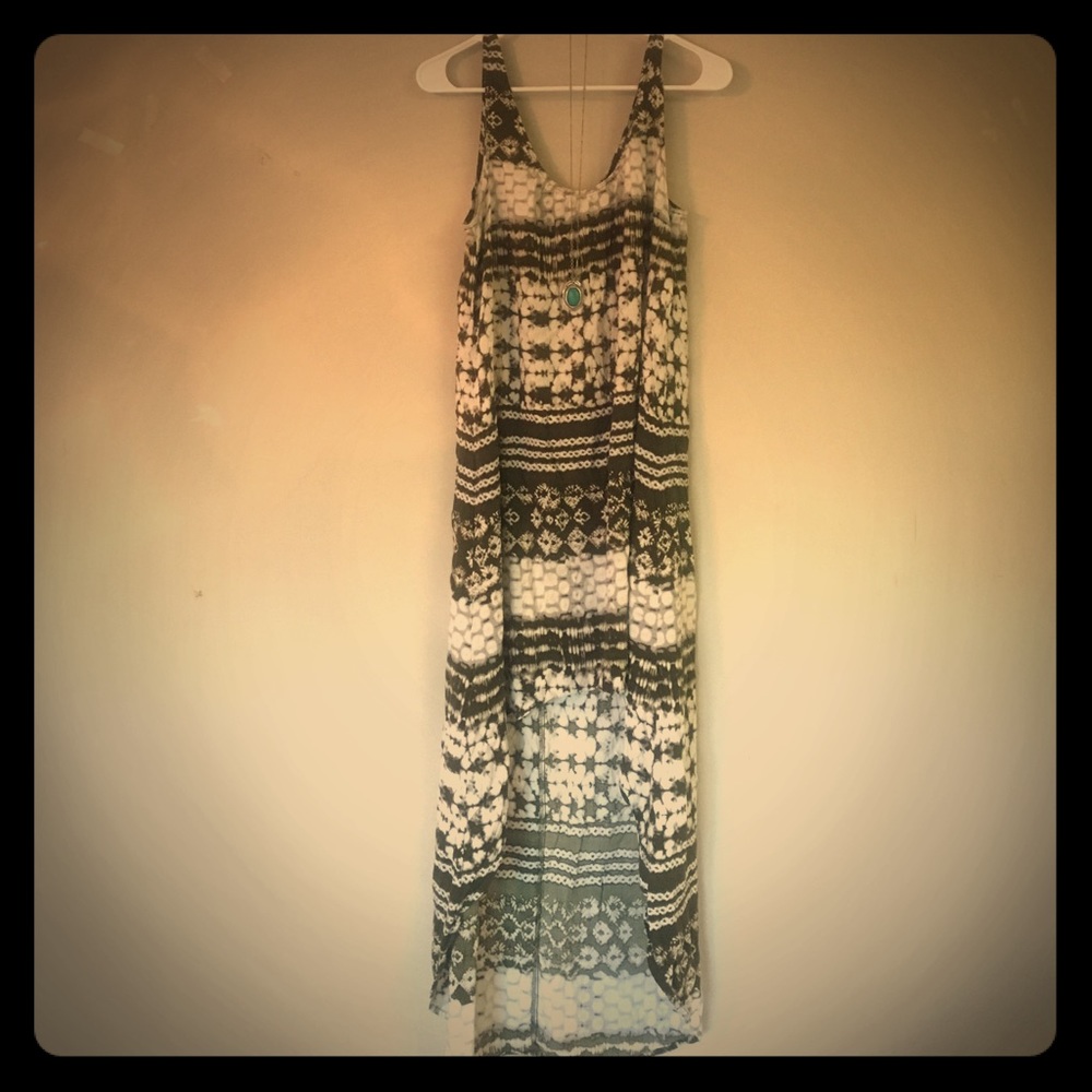 BOHO HI/LO TUNIC DRESS: L