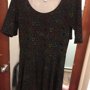 Lularoe Nicole Dress Size Large