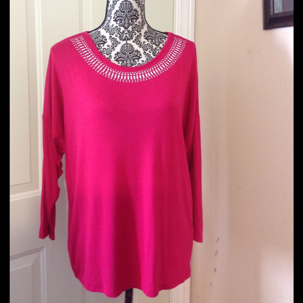 Jacklyn Smith Pretty Pink Blouse