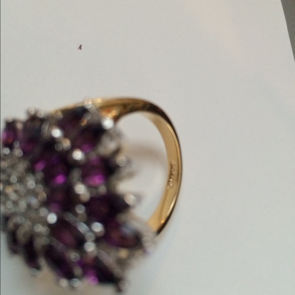 Stunning statement ring. Purple amethyst? - Picture 6 of 8