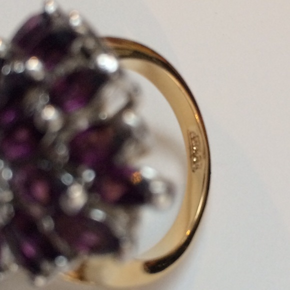 Stunning statement ring. Purple amethyst? - Picture 7 of 8
