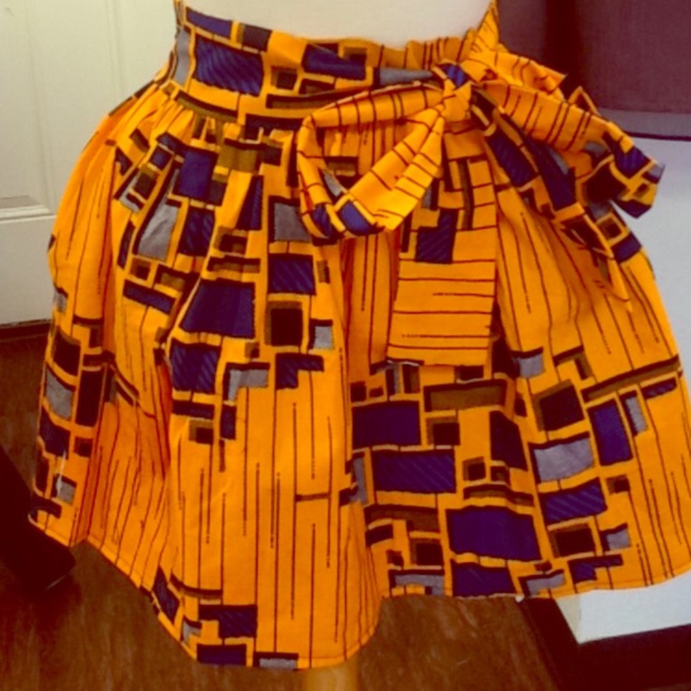 African Print Skirt
