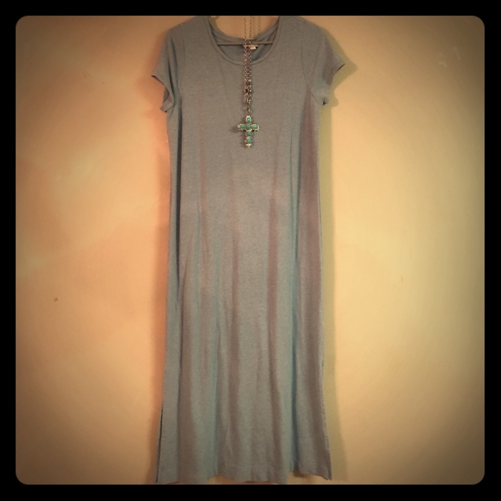 J JILL SUMMER DRESS, SIDE SLITS, SIZE: M