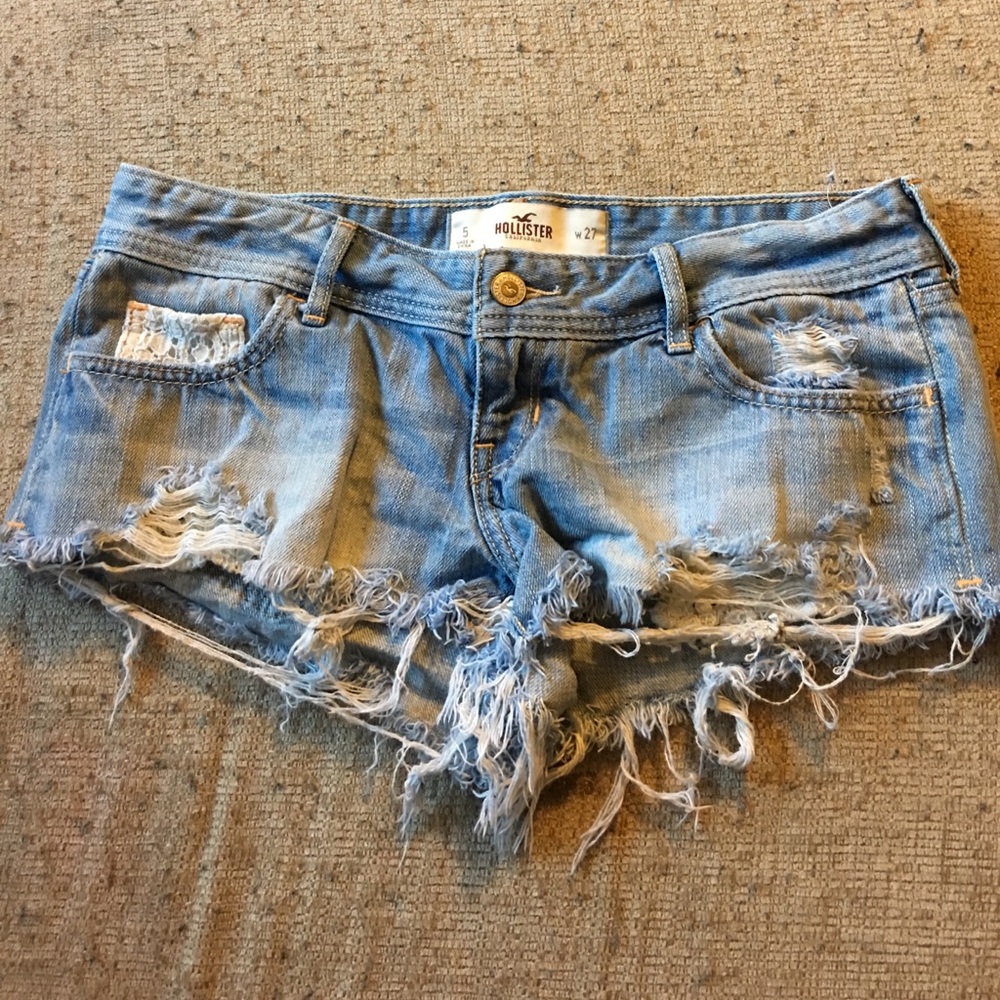 Ripped Hollister shorts