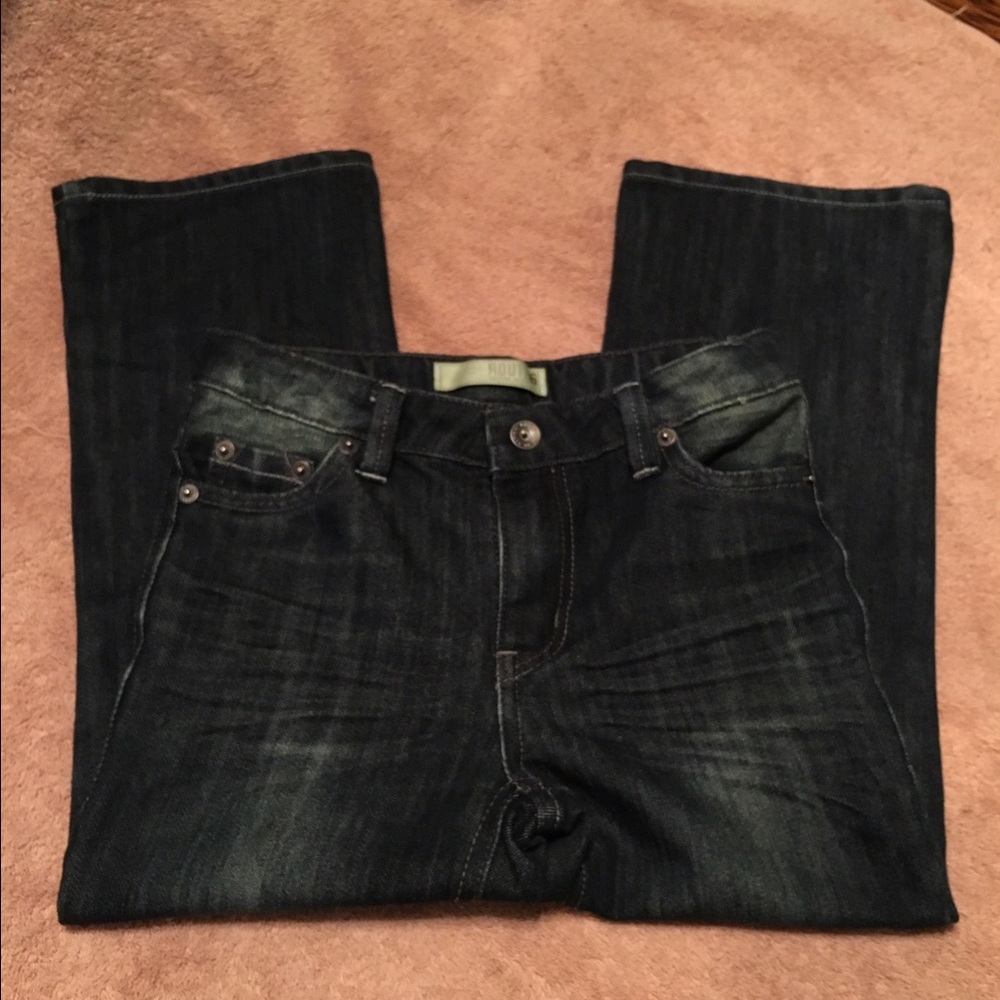 Boot cut boys jeans