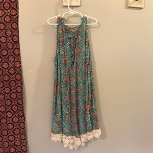 flowy floral dress