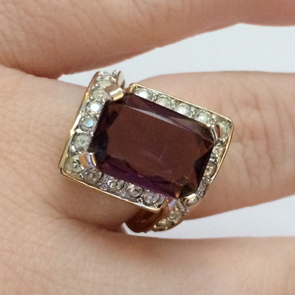 14k gold filled gemstone ring