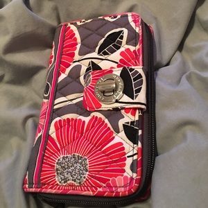 Vera Bradley large travel wallet