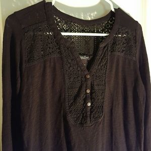 Black long sleeve shirt