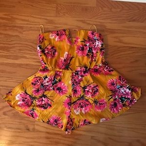 Dance & Marvel Floral Romper