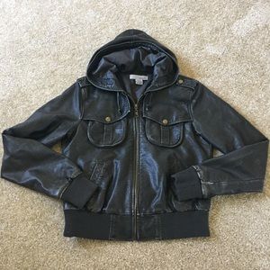 Faux Leather Jacket