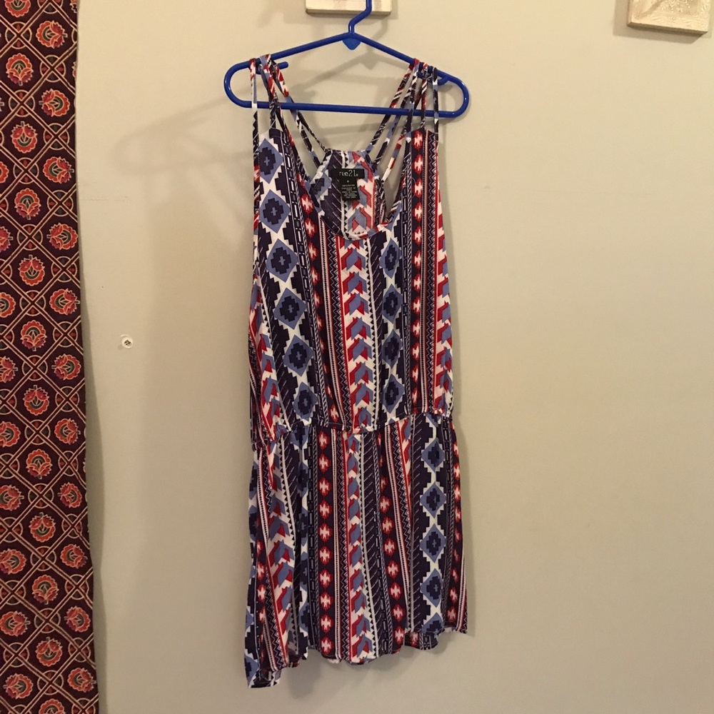 tribal patterned romper