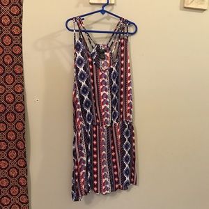 tribal patterned romper