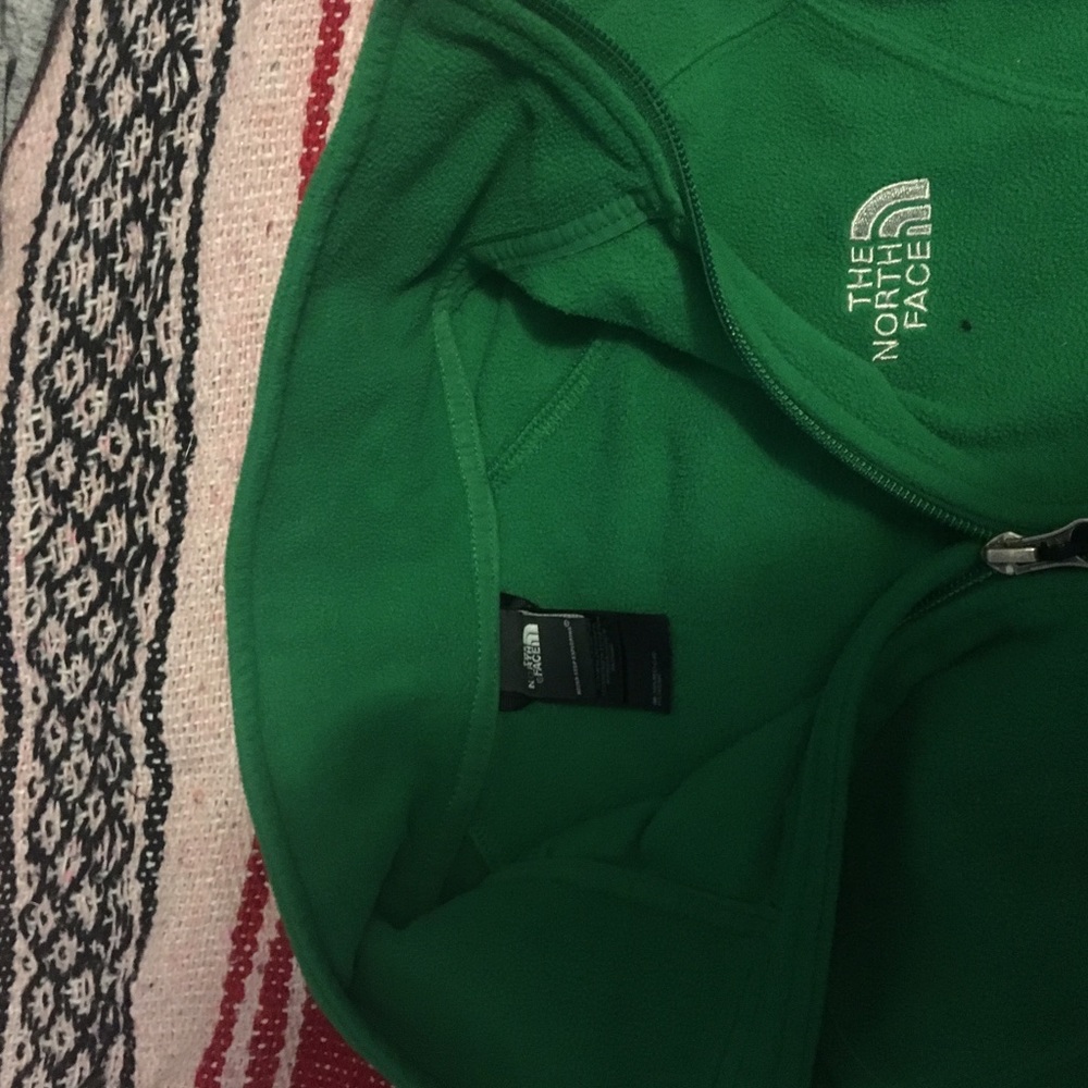 Green North Face Fleece
