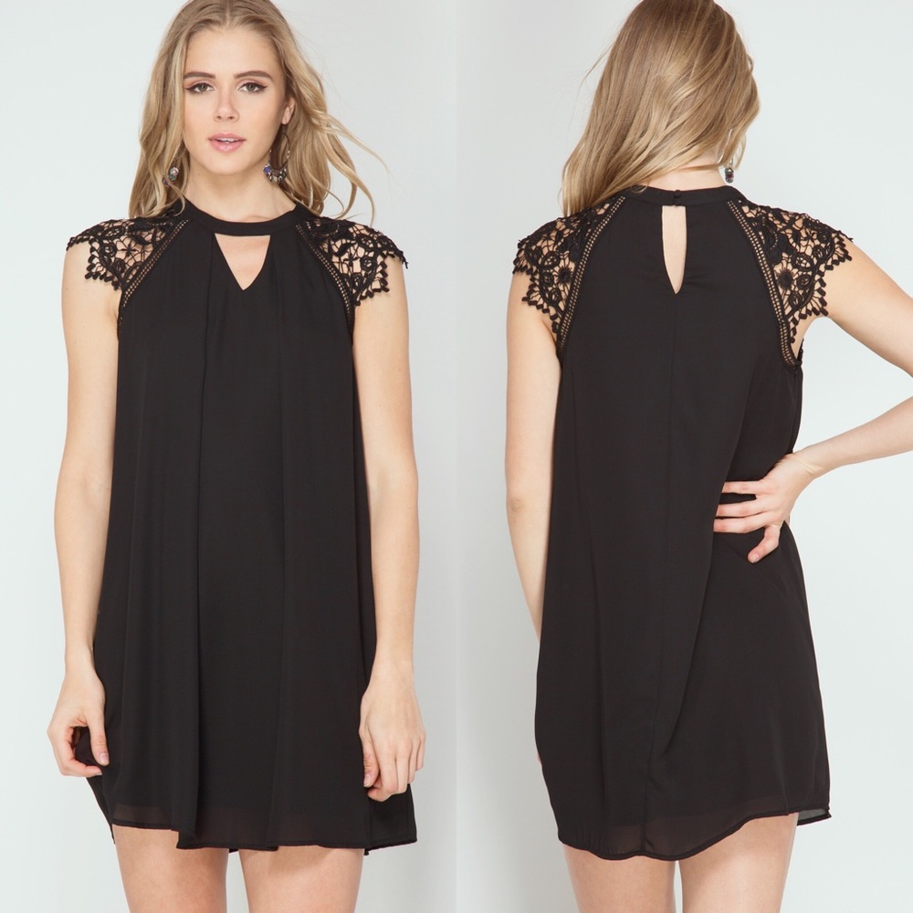 Magenta shift dress - Picture 4 of 5