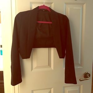 Express cropped tuxedo jacket - work or going out