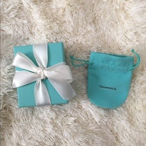 TIFFANY & CO Jewelry Pouch and Box