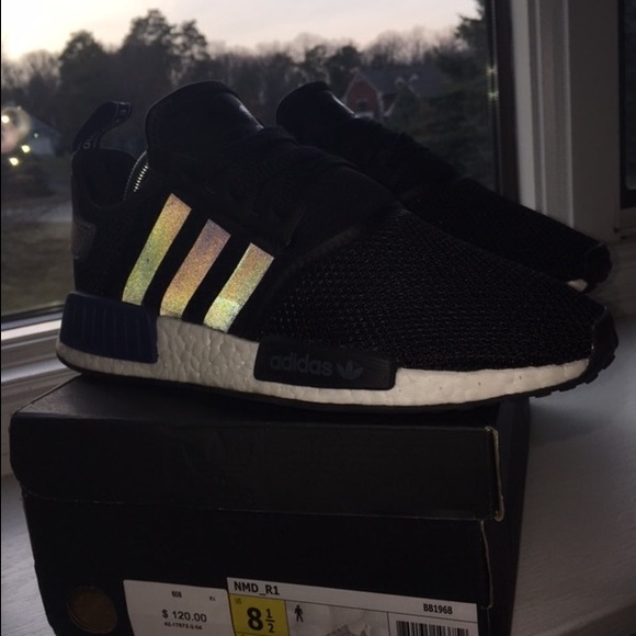 NMD_R1 Black/Blue - Picture 2 of 4