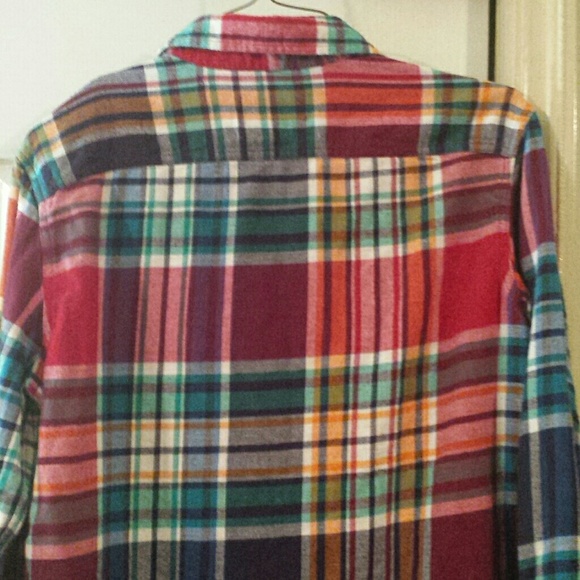 *Traded* American Eagle Plaid Flannel Shirt - Picture 6 of 6