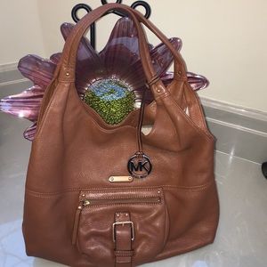 Leather MK hobo.