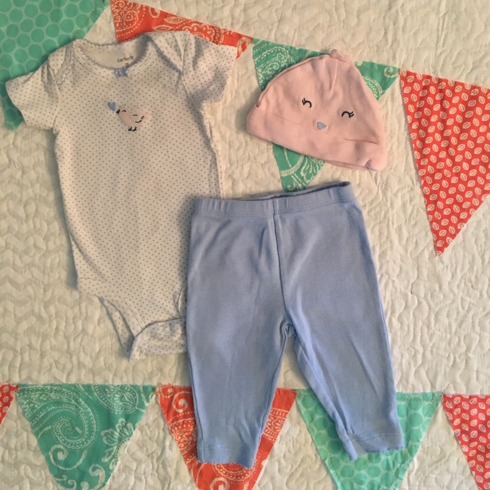 🐦Carter's 3 piece baby set. 🐦