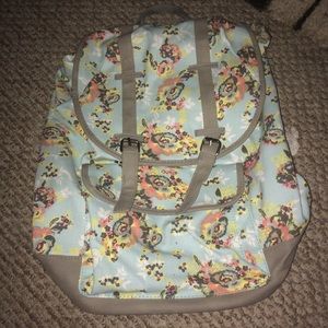 floral backpack