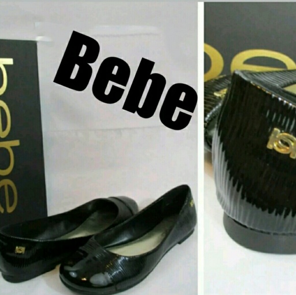 New in box bebe susann textured ballet flat shoes - Picture 1 of 4