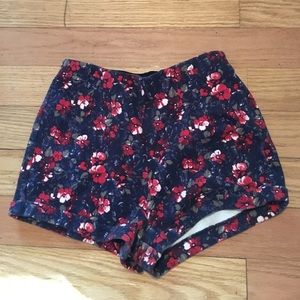 High rise hollister mini shorts