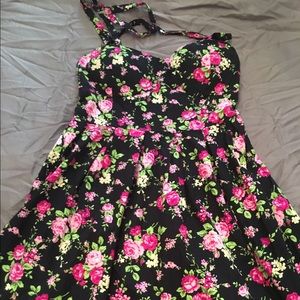 Floral halter Sundress