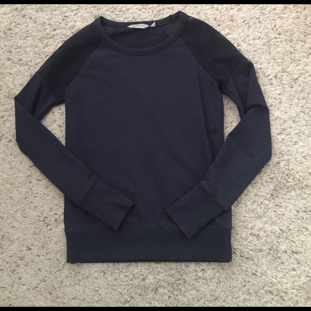 Athleta Pullover Navy Sweatshirt