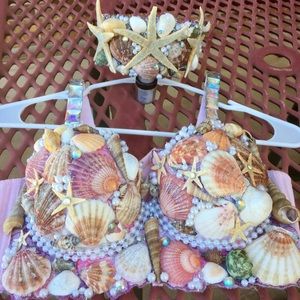 Custom made mermaid bras