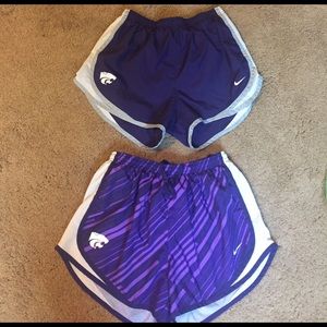 2 Nike Kansas State Running Shorts