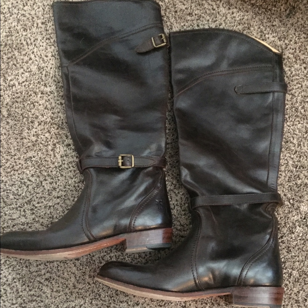 Frye tall Dorado riding boots amazing condition