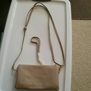 Mini Leather crossbody/clutch with card holders
