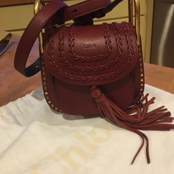 Chloe Handbags - BRAND NEW CHLOE Logo "Hudson Bag In Sienna Red"