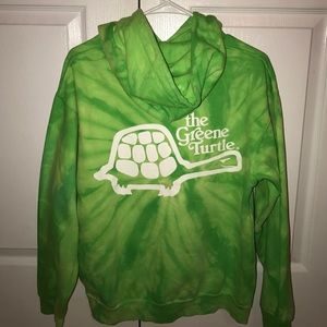 Green Turtle Tie-Dye Sweatshirt