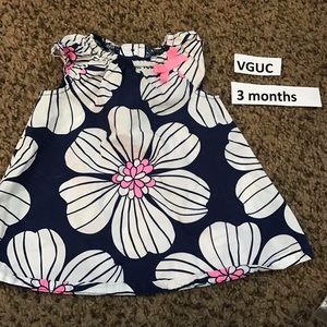 Carters 3 month floral Hawaiian print dress
