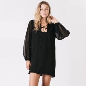 Karen Zambos Navy Floral Print Dress, P