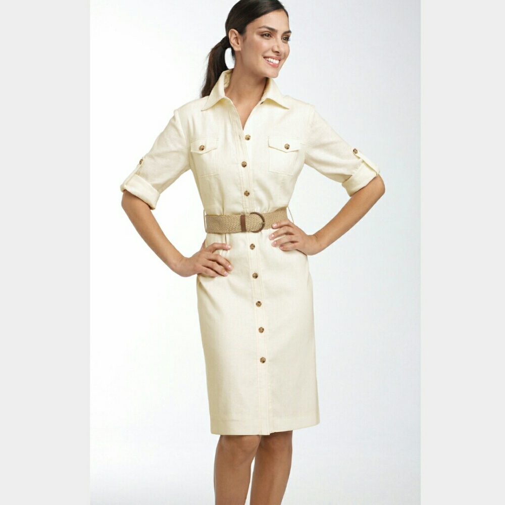 NWT Tahari button up dress