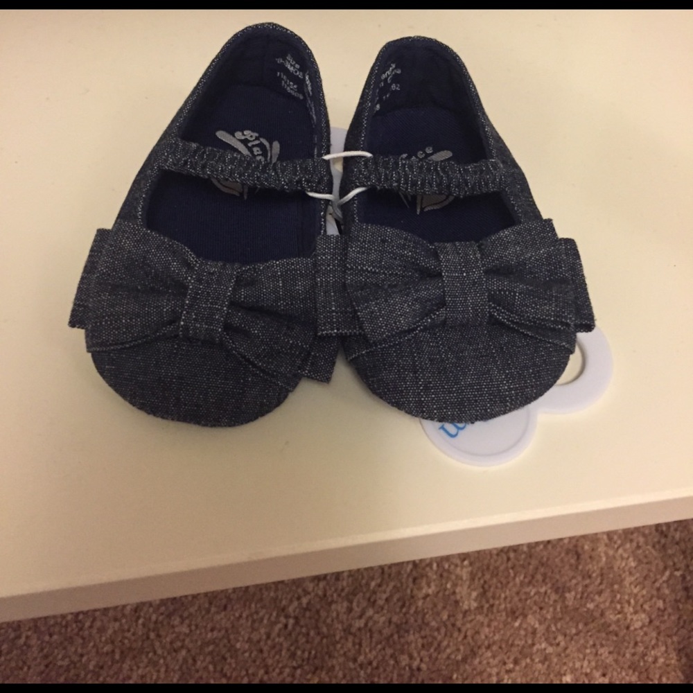 NWT Childrens Place, Denim, Baby girl shoes