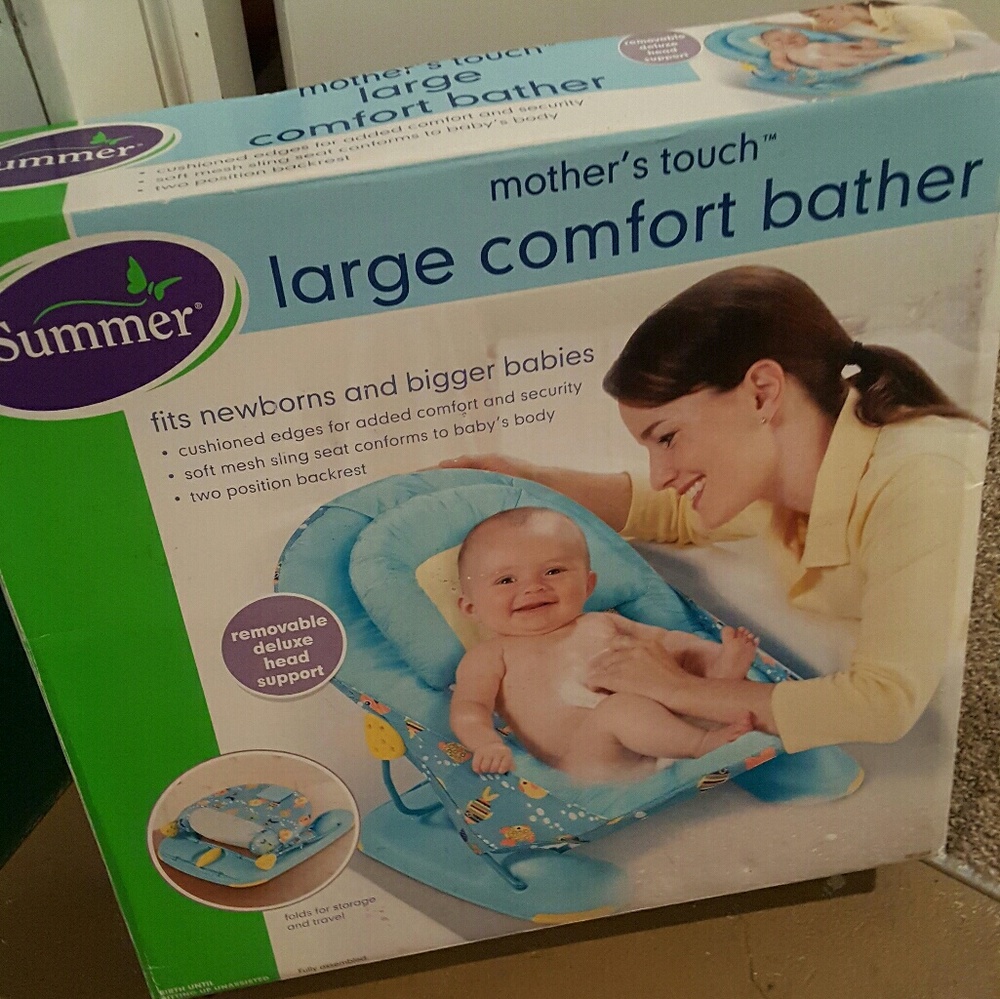 Summer comfort baby bather