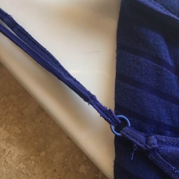 Free people sz. S tank; royal blue flowy - Picture 6 of 7