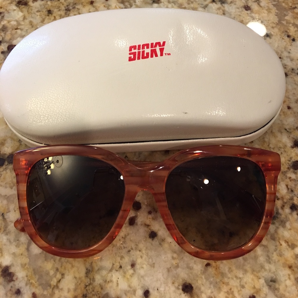 Sicky Orangewood Tortoise sunglasses