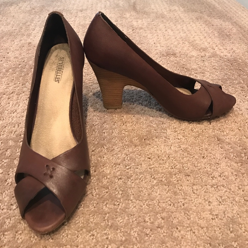 Brown heels