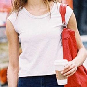 J. Crew white cotton-linen top