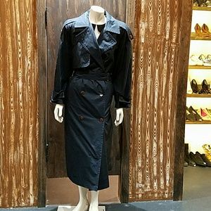 Navy Blue London Fog Trenchcoat