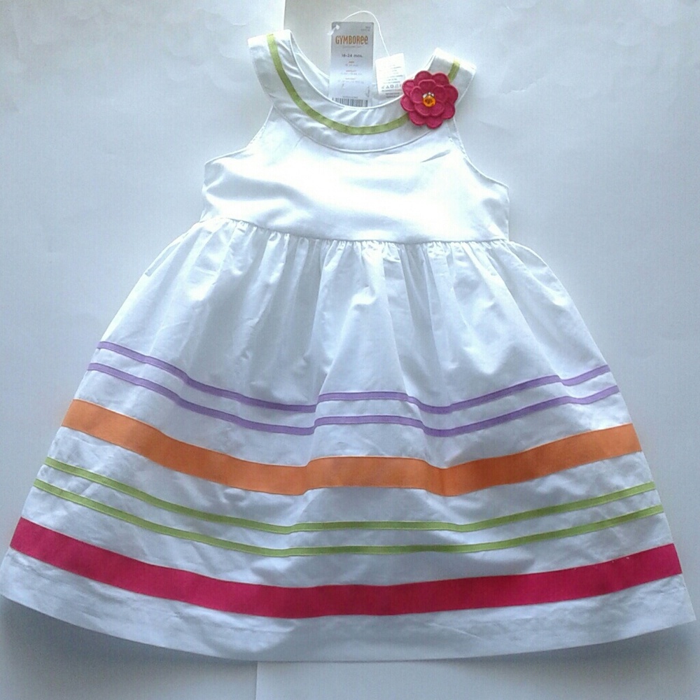 Pretty posies ribbon flower dress